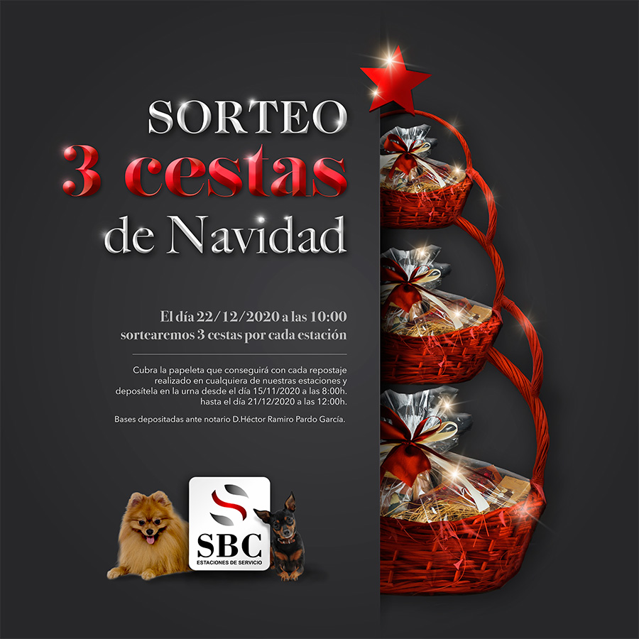 <p>
	Sorteo cestas Navidad 2020 en SBC Gasolineras</p>
